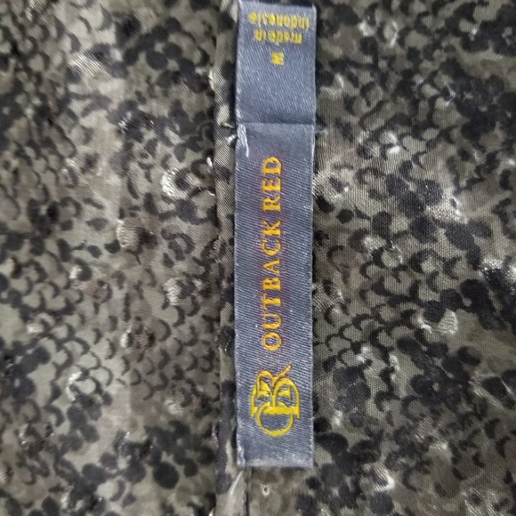 OUTBACK RED | long sleeve animal print blouse - Picture 5 of 7